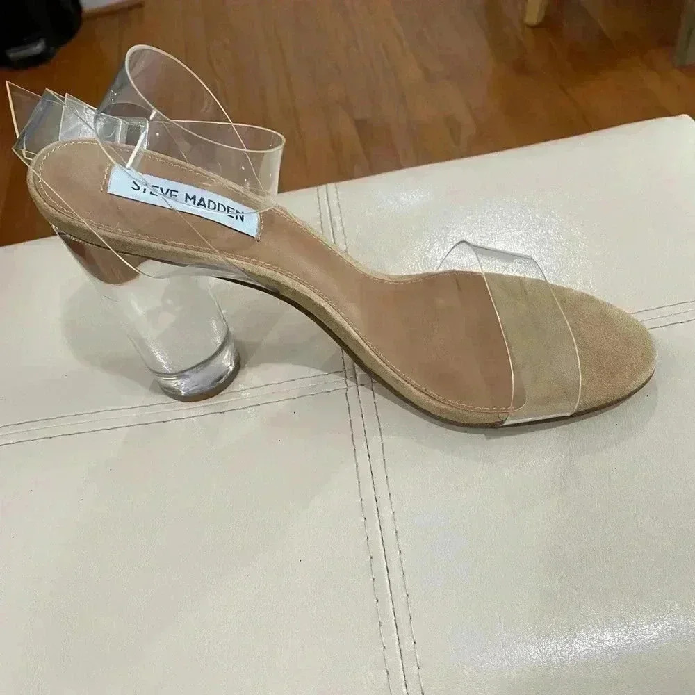 Steve Madden Clearer Sandals Sz 9.5